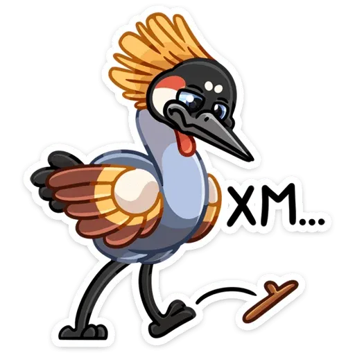 Zhu_the_crane - Sticker 12