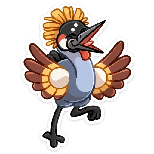 Zhu_the_crane - Sticker 14