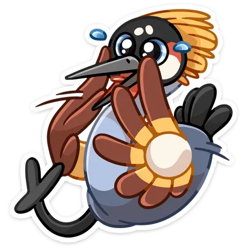Zhu_the_crane - Sticker 11