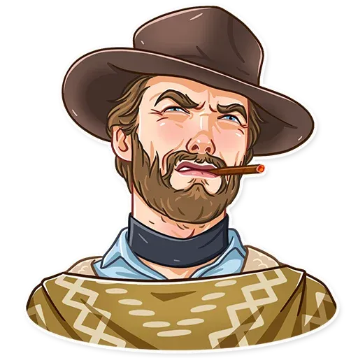 Clint Eastwood - Sticker 19