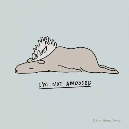 Moody Animal Puns - Sticker 22