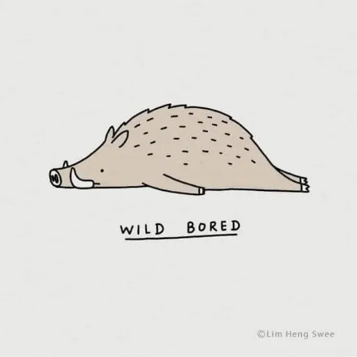 Moody Animal Puns - Sticker 13
