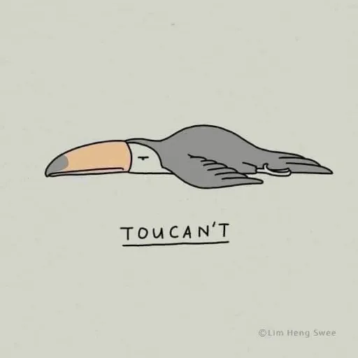 Moody Animal Puns - Sticker 20