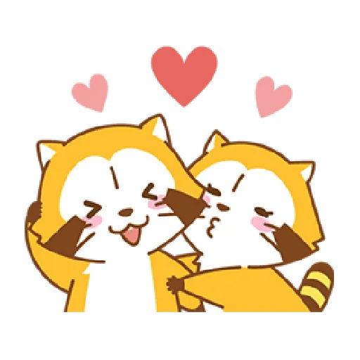 小浣熊(LOVE篇) #1 - Sticker 14