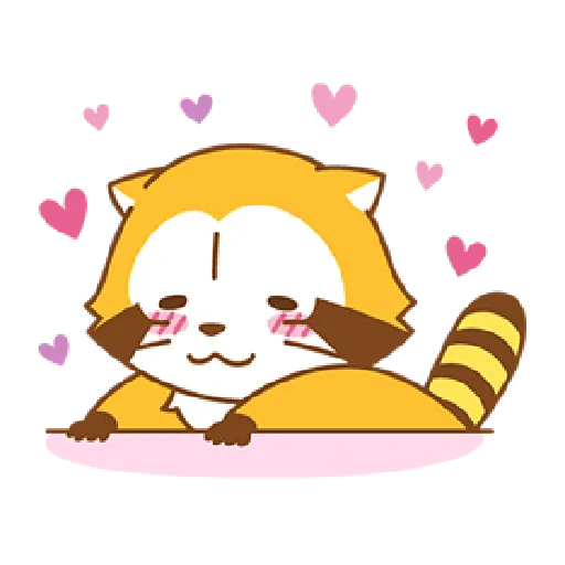 小浣熊(LOVE篇) #1 - Sticker 12