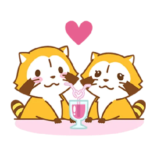 小浣熊(LOVE篇) #1 - Sticker 13
