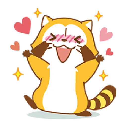 小浣熊(LOVE篇) #1 - Sticker 10