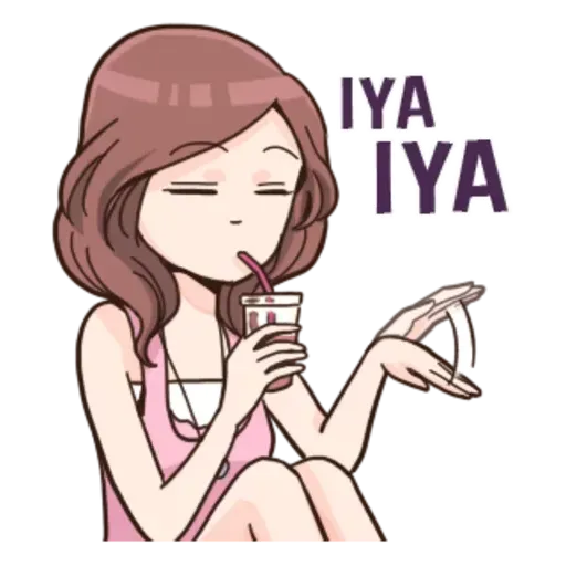 Cute girl - Sticker 27