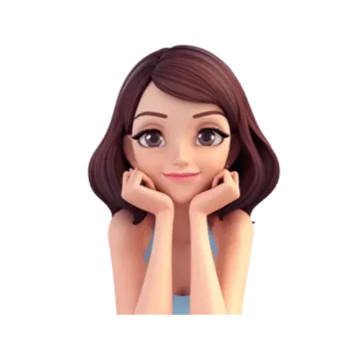 Cute girl - Sticker 28