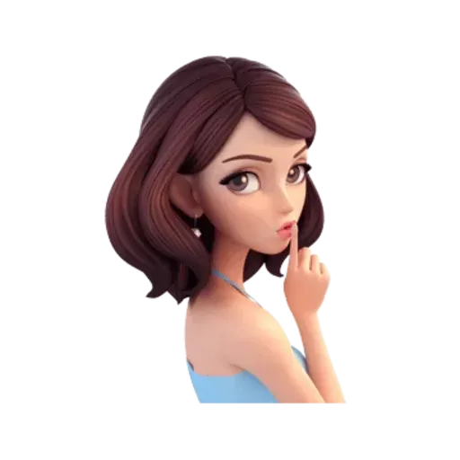 Cute girl - Sticker 30