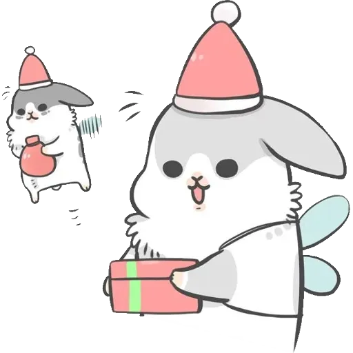 ㄇㄚˊ幾兔17 come, study ,禮物 - Sticker 25
