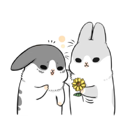 ㄇㄚˊ幾兔17 come, study ,禮物 - Sticker 23