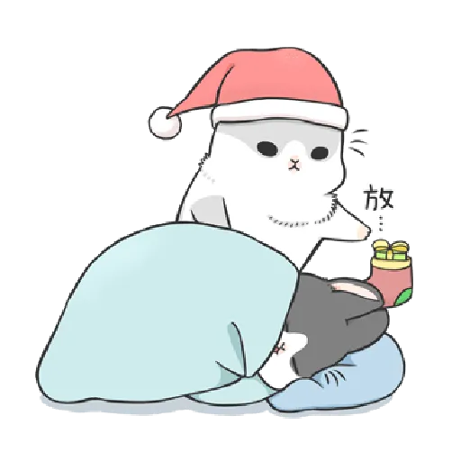 ㄇㄚˊ幾兔17 come, study ,禮物 - Sticker 26