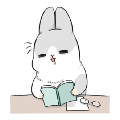 ㄇㄚˊ幾兔17 come, study ,禮物 - Sticker 20