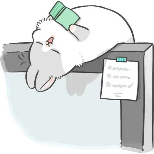 ㄇㄚˊ幾兔17 come, study ,禮物 - Sticker 19