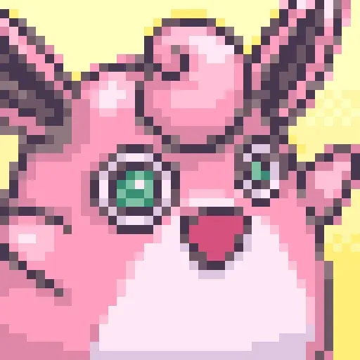 Wigglytuff Portrait - Sticker 9