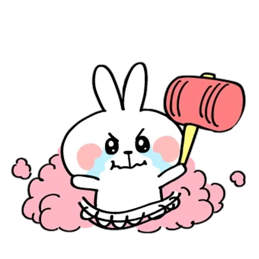 Spoiled rabbit - Sticker 23