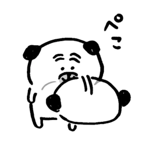 自分ツッコミくま_いぬ - Sticker 19
