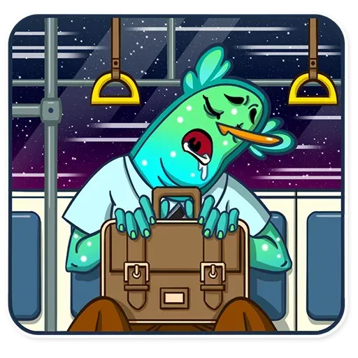 Office Plankton - Sticker 25