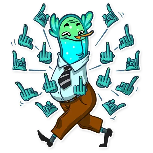 Office Plankton - Sticker 12