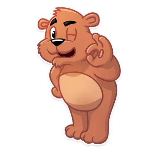 Cute bear - Sticker 11