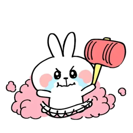 Spoiled rabbit from tg2 - Sticker 26