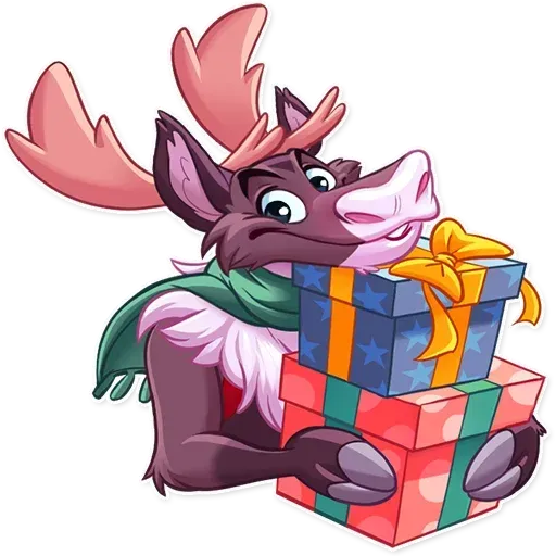 Reindeer Party - Sticker 21