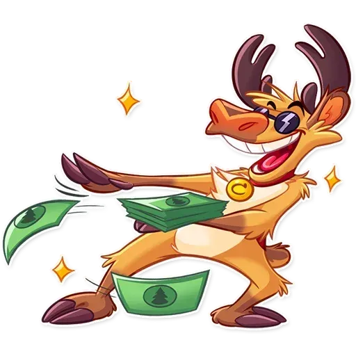 Reindeer Party - Sticker 12