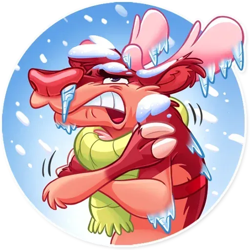 Reindeer Party - Sticker 24
