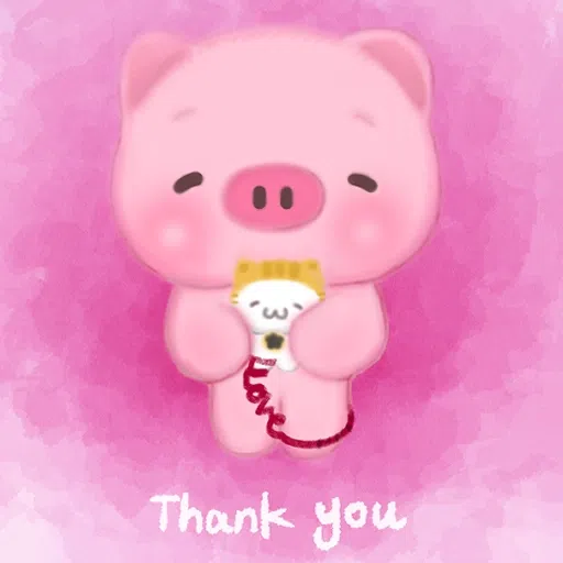 Meow家族與月巴豬仔 - Sticker 28