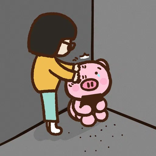 Meow家族與月巴豬仔 - Sticker 10