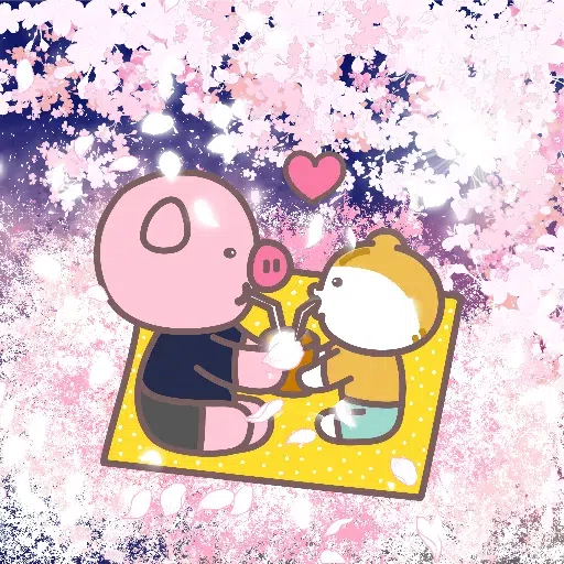 Meow家族與月巴豬仔 - Sticker 13