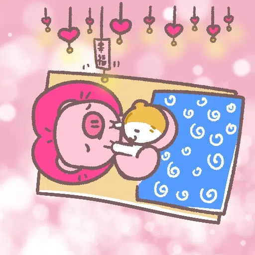 Meow家族與月巴豬仔 - Sticker 27