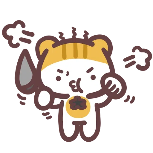 Meow家族與月巴豬仔 - Sticker 29