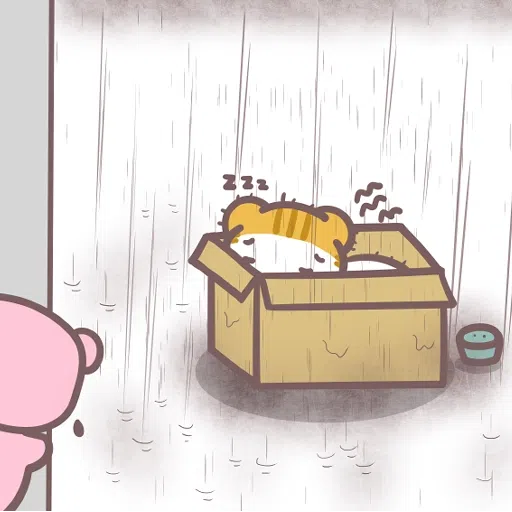 Meow家族與月巴豬仔 - Sticker 14