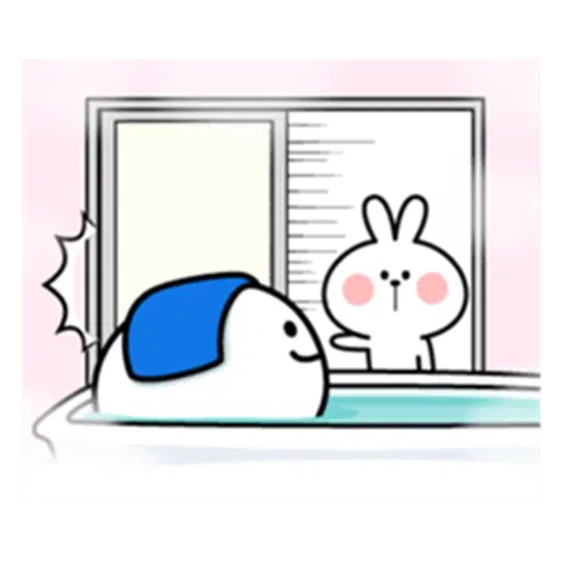 spoilt rabbit random - Sticker 12
