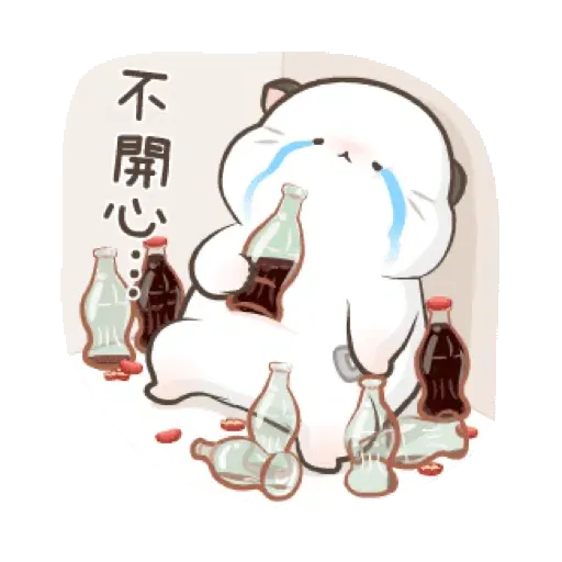 四毛與八毛 賀虎年 慶團圓 (新年, CNY) GIF* - Sticker 19
