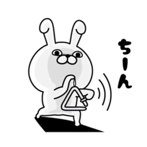 Rabbit100% daily use - Sticker 18