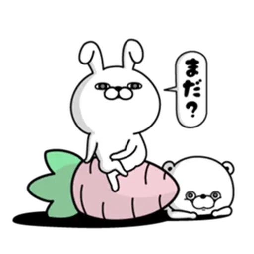 Rabbit100% daily use - Sticker 28