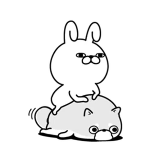 Rabbit100% daily use - Sticker 27