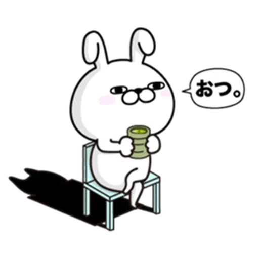 Rabbit100% daily use - Sticker 15