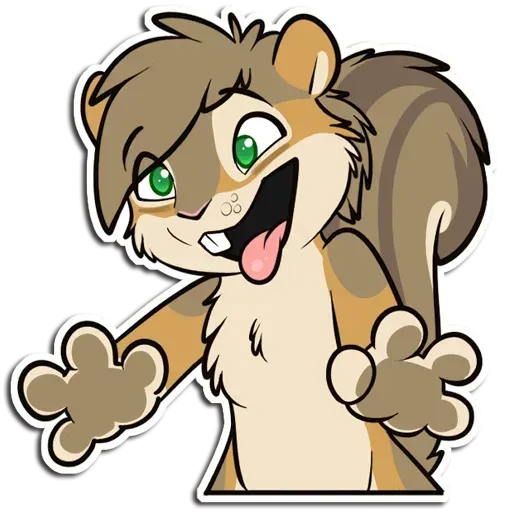 Squirrel - Sticker 15