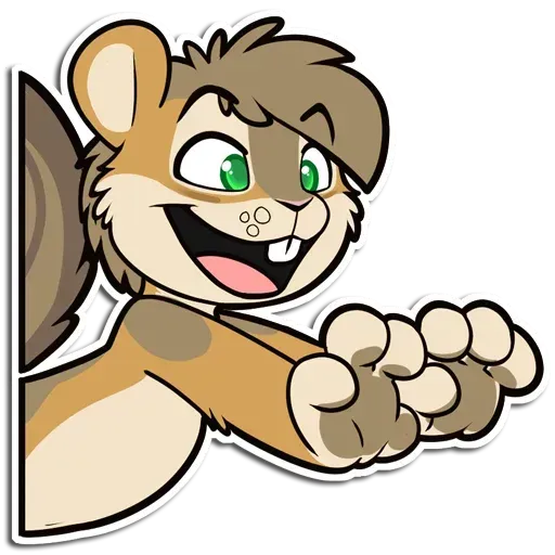 Squirrel - Sticker 28