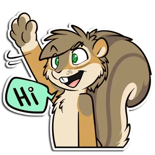 Squirrel - Sticker 12