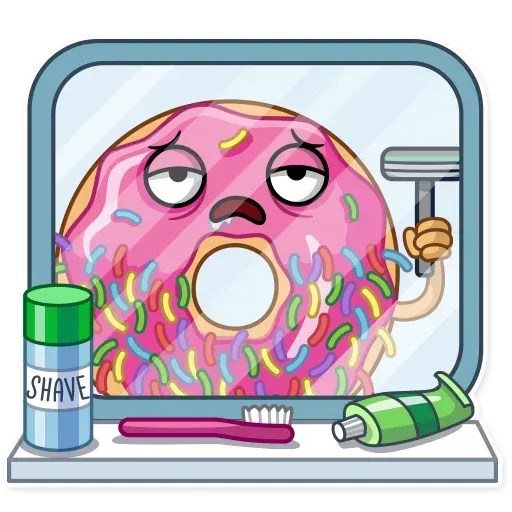 Donut and Coffe - Sticker 26