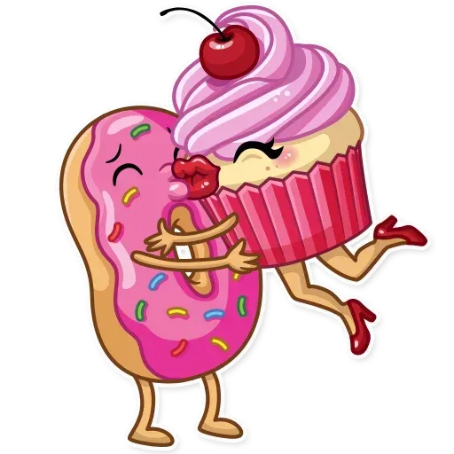 Donut and Coffe - Sticker 22