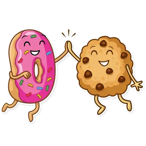 Donut and Coffe - Sticker 19