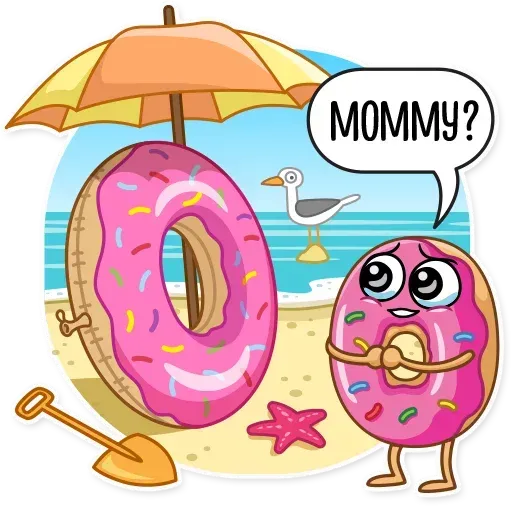 Donut and Coffe - Sticker 14
