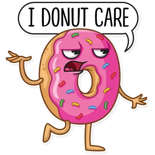 Donut and Coffe - Sticker 10
