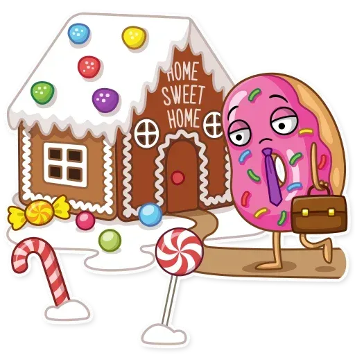 Donut and Coffe - Sticker 20